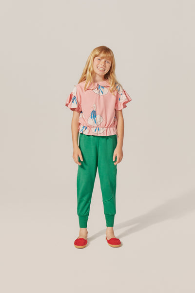 Green Kids Jogging Trousers