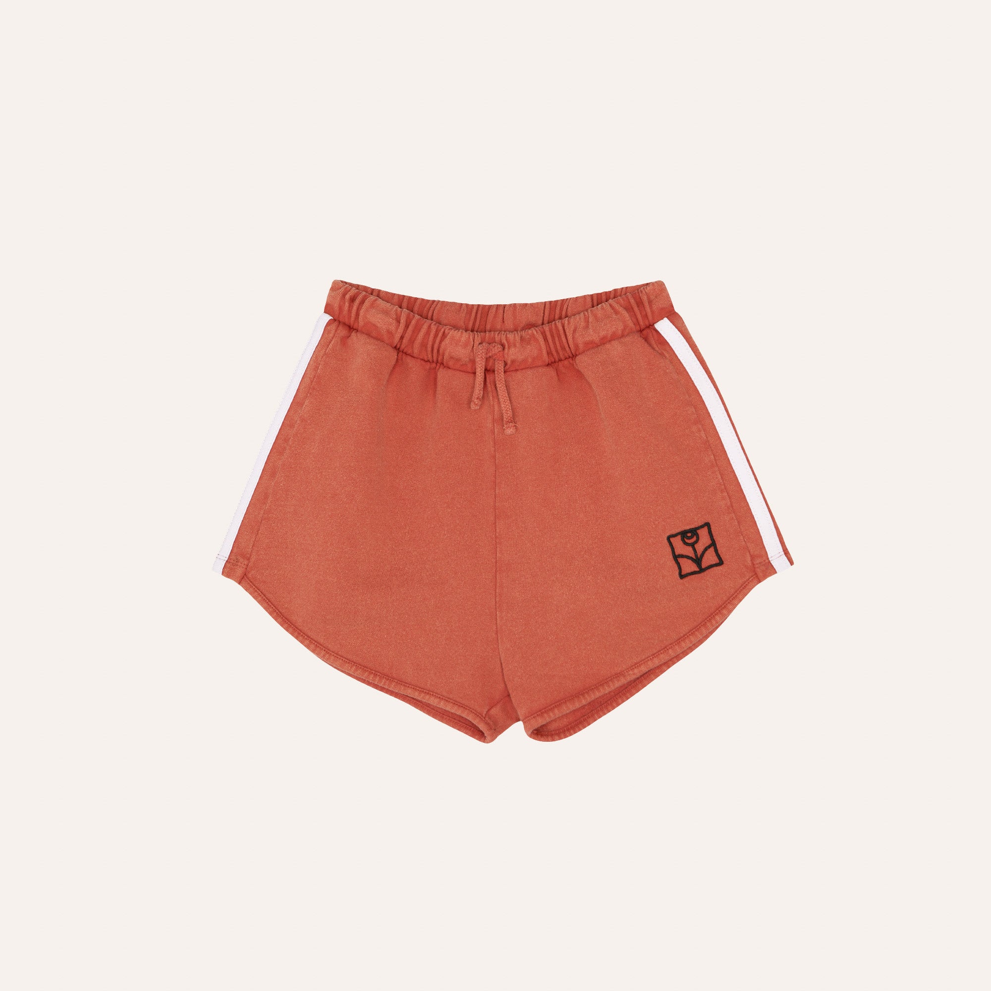 Red Sporty Kids Shorts