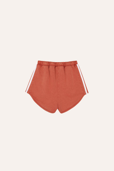 Red Sporty Kids Shorts