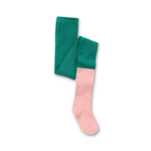 Tights Colourblock – shady green