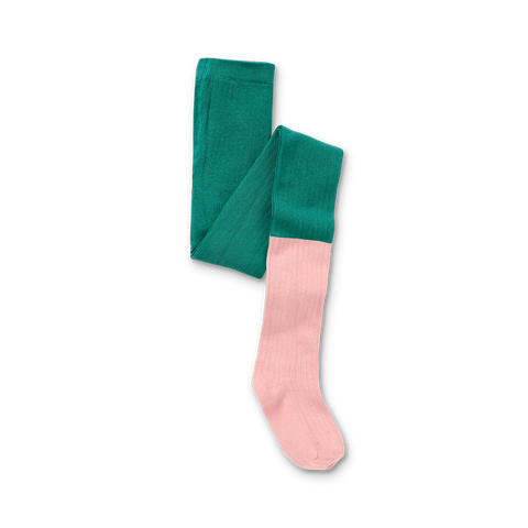 Tights Colourblock – shady green