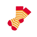 Classic Stripe Socks – ruby red/sunflower
