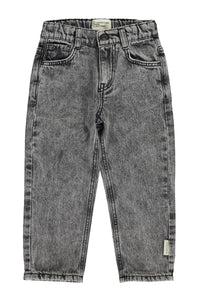 Unisex trousers – washed black denim