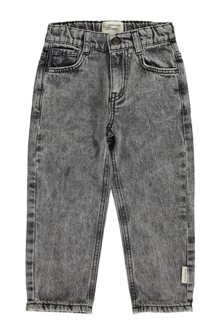 Unisex trousers – washed black denim