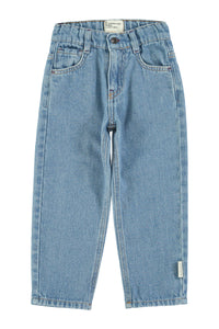 Unisex trousers – washed navy denim