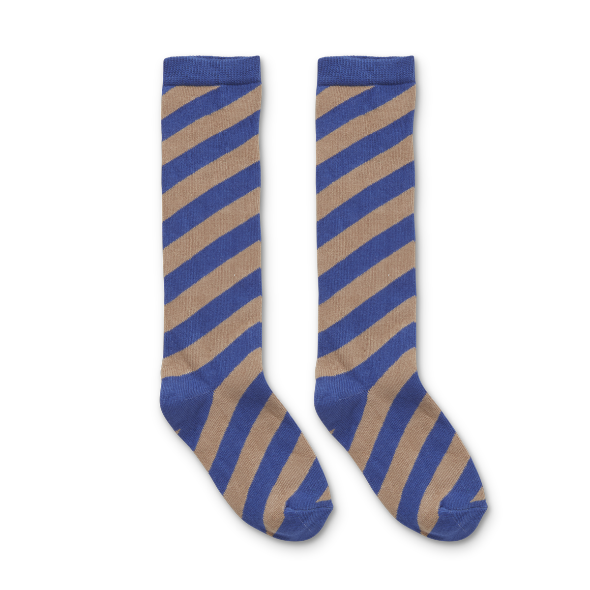 Socks Diagonal Stripe – ultra blue