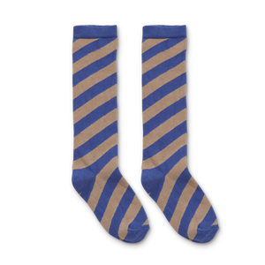 Socks Diagonal Stripe – ultra blue