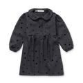Denim Dress Snowball Print – asphalt