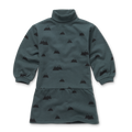 Dress Turtle Neck Mountains Print – smoke pine