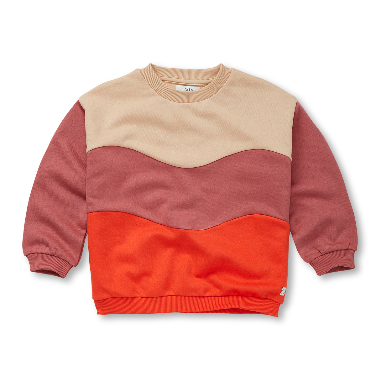 Sweatshirt Colourblock – mauve