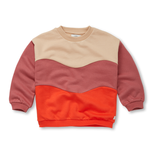 Sweatshirt Colourblock – mauve