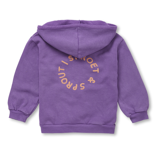 Hooded Cardigan Sproet – purple