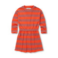 Dress Waffle Stripe – tomato