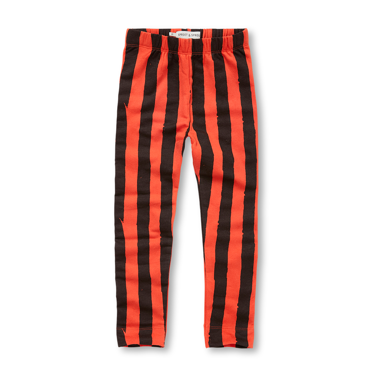 Legging Painted Stripe – tomato