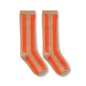 Socks Stripe – tomato