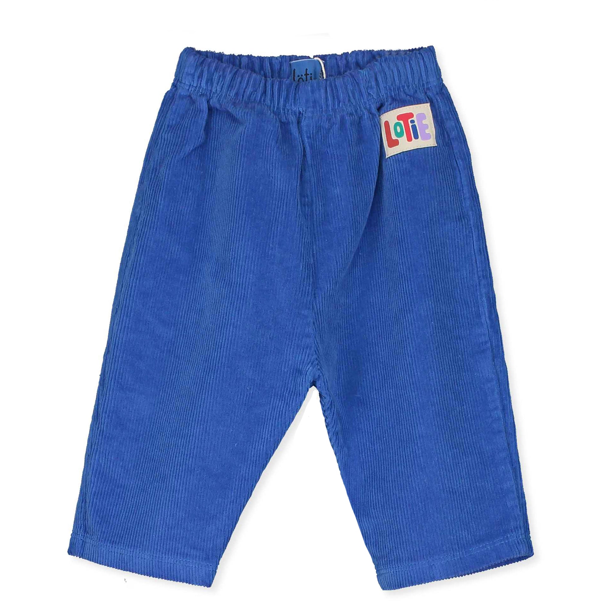 Wide Corduroy Pants – ink blue