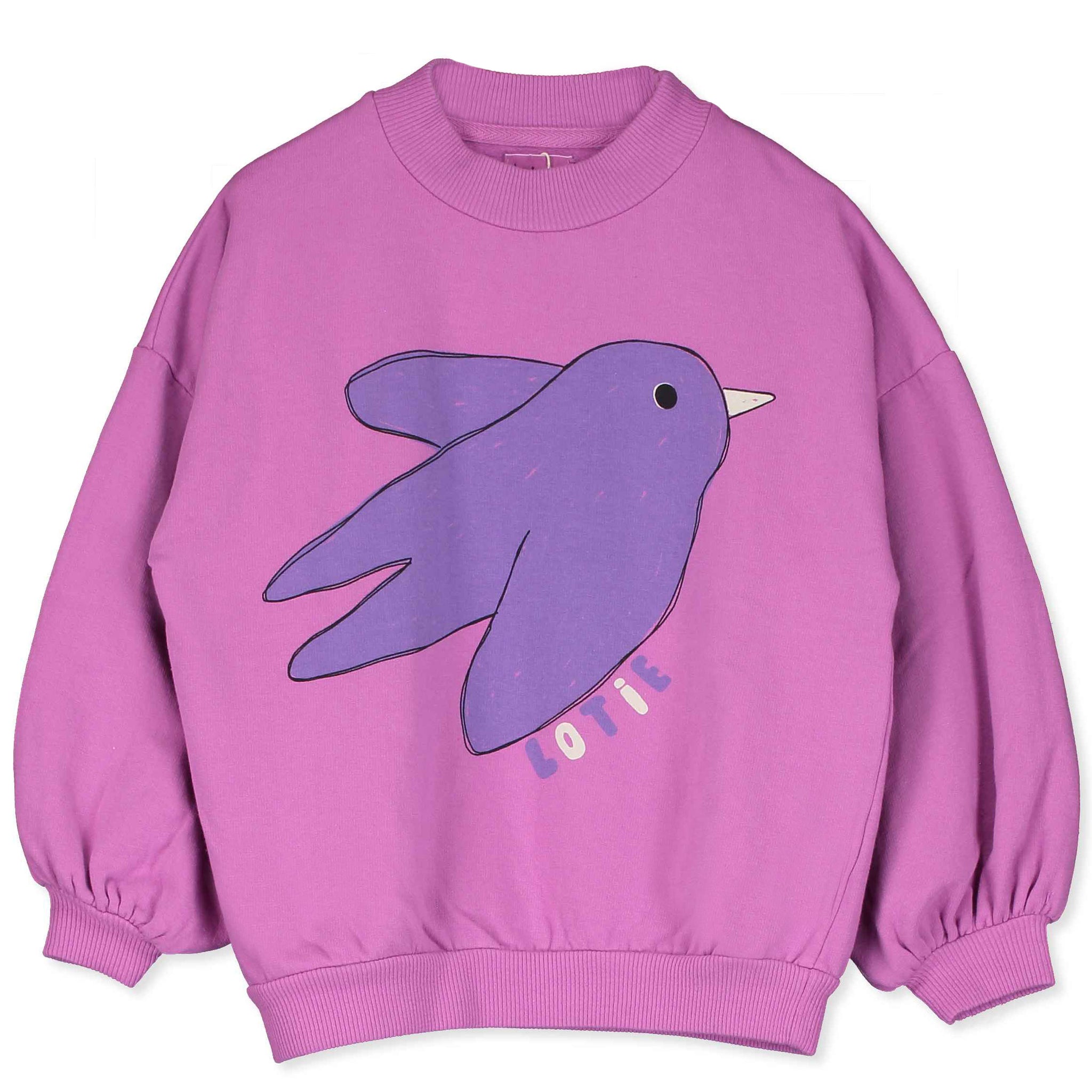 Flowing Bird Sweatshirt – fuchsia