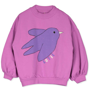Flowing Bird Sweatshirt – fuchsia