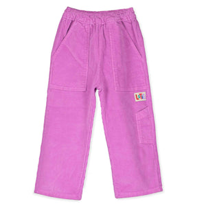 Wide Casual Cord Pants – fuchsia