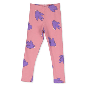 Flowing Birds Leggings – rose