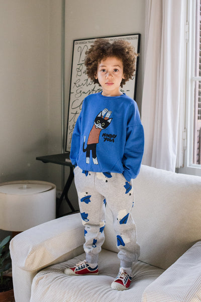 Yogi Cat Sweatshirt – blue