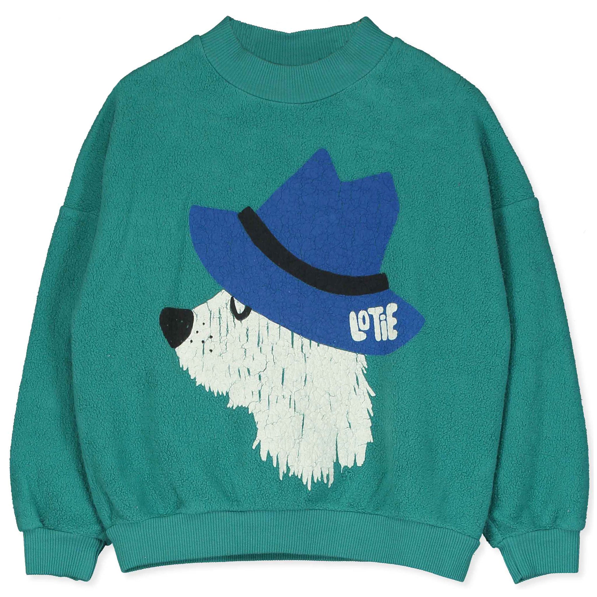 Dog Teddy Sweatshirt – green