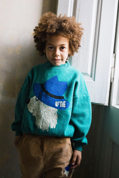 Dog Teddy Sweatshirt – green