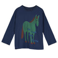 Me & The Horse Long Sleeve T-Shirt – navy blue