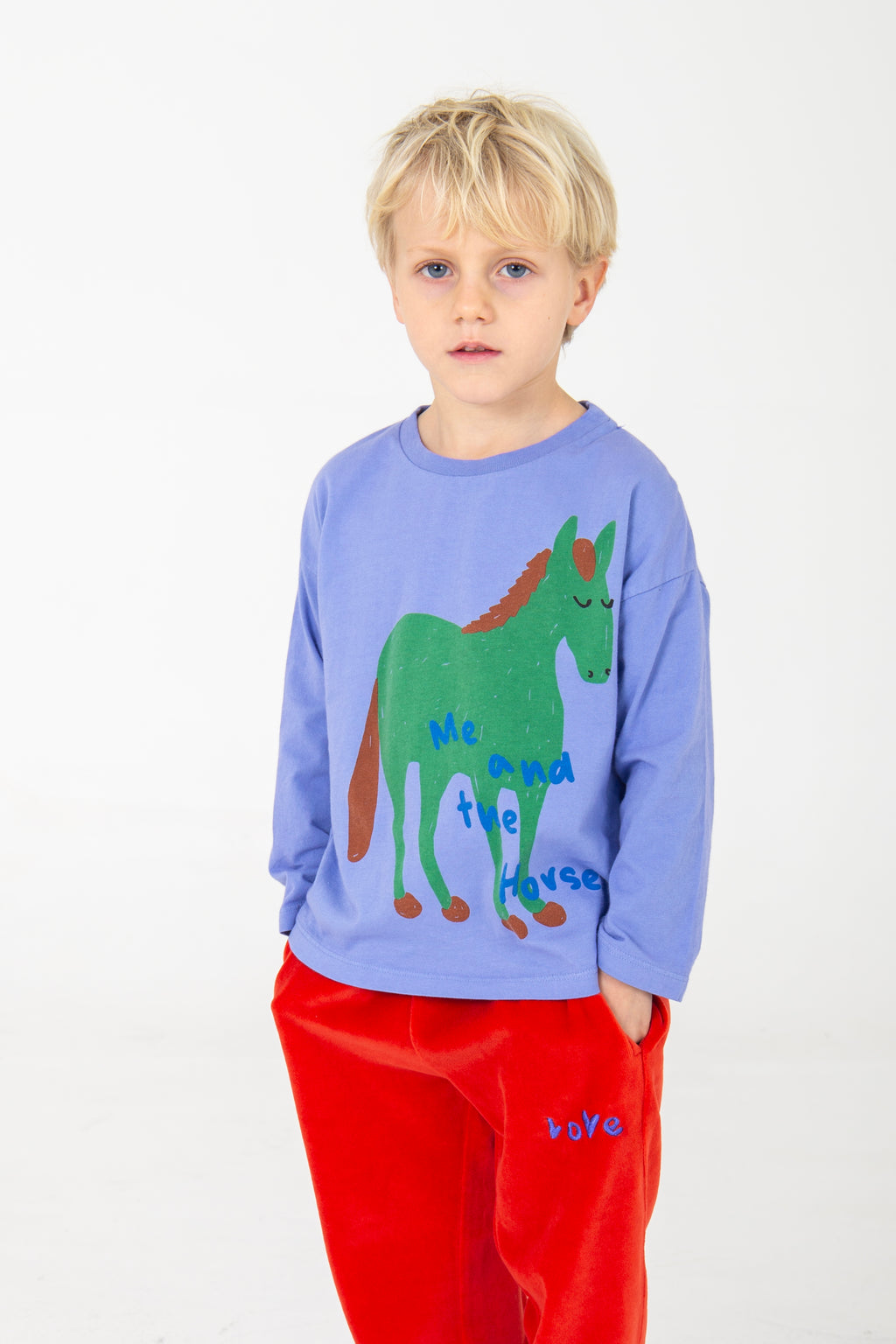 Me & The Horse Long Sleeve T-Shirt – lavender