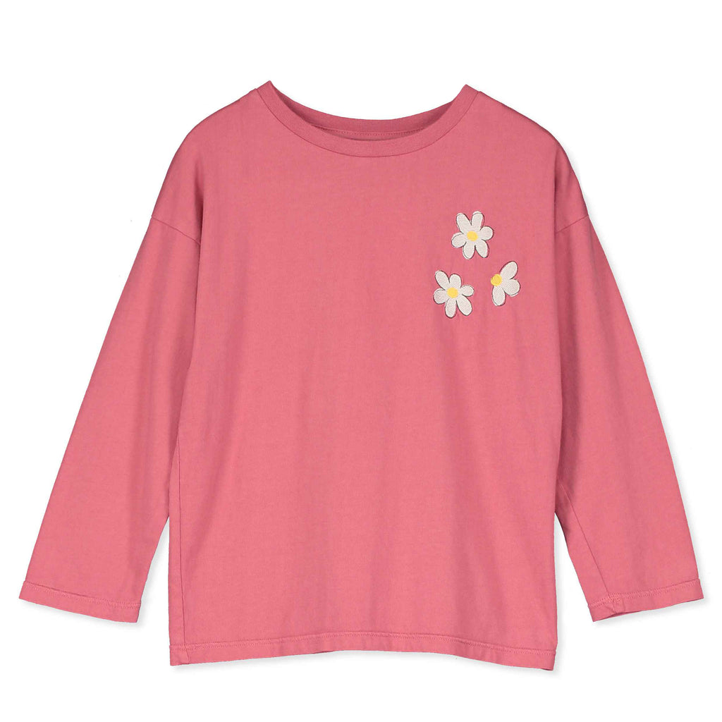 Daisies Long Sleeve T-Shirt – pink lemonade