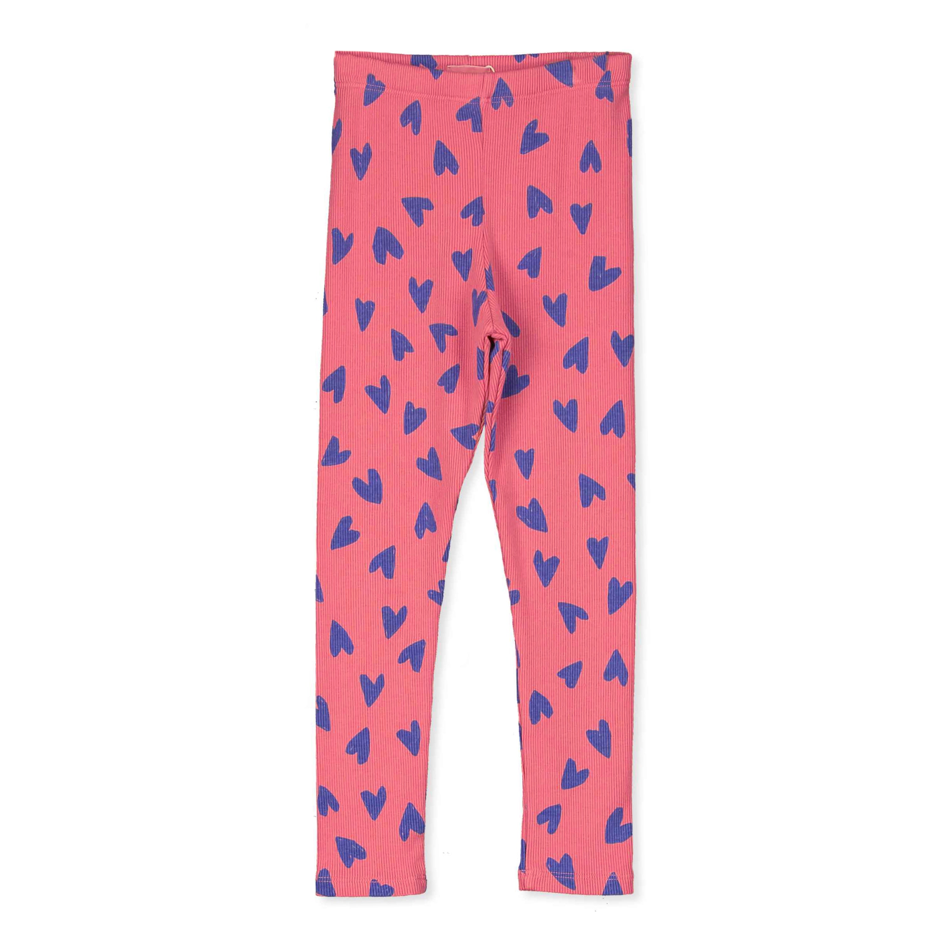 Hearts All Over Leggings – pink lemonade