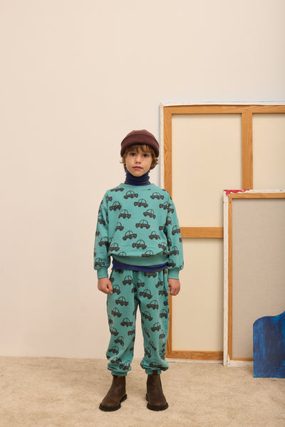 Cars All Over Sweatpants – turquoise