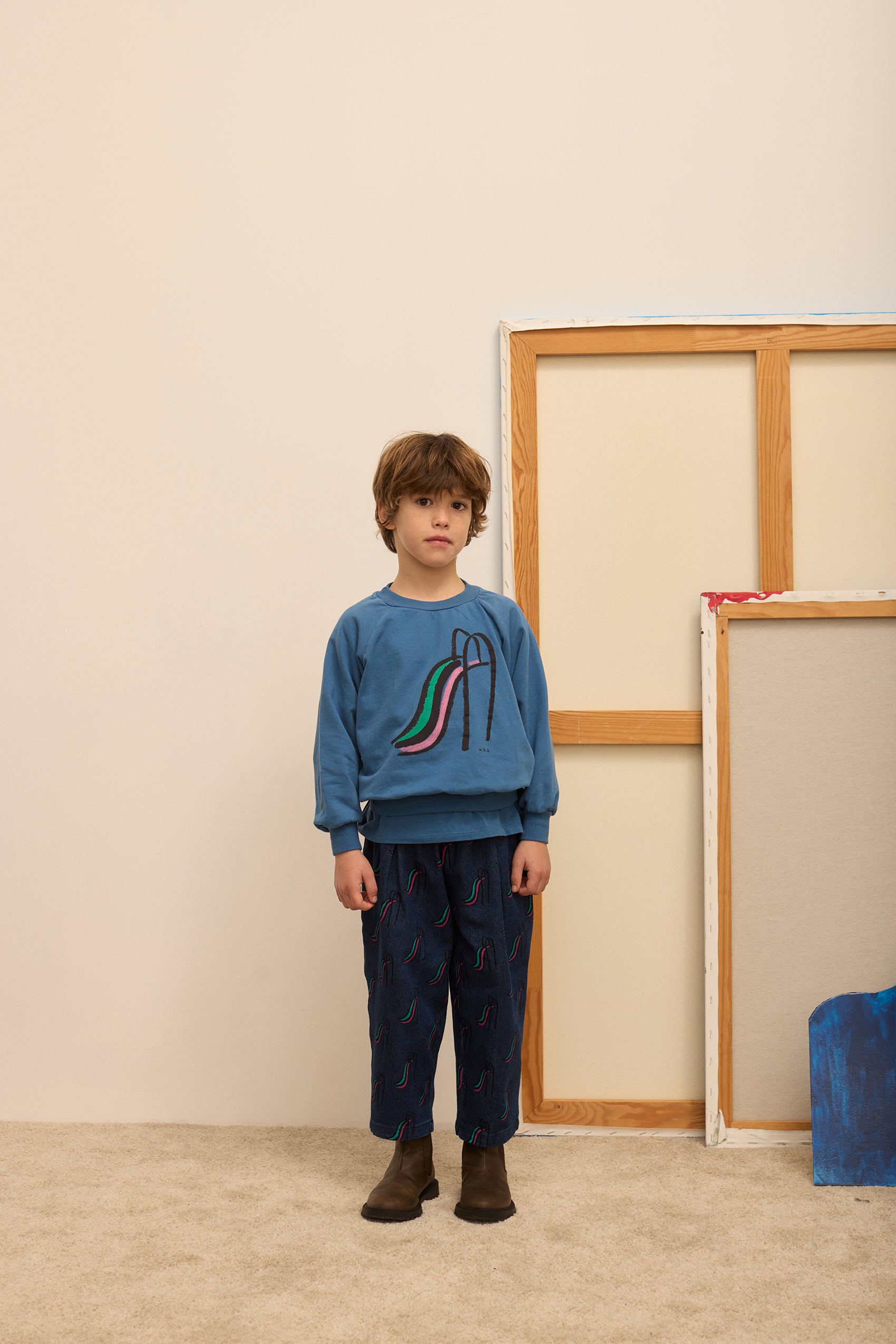 Slide Sweatshirt – dark blue