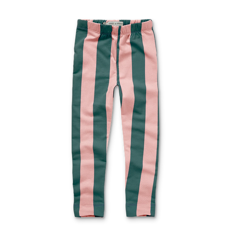 Winter Legging Block Stripe – peach parfait