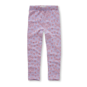 Winter Legging Hearts – lavender
