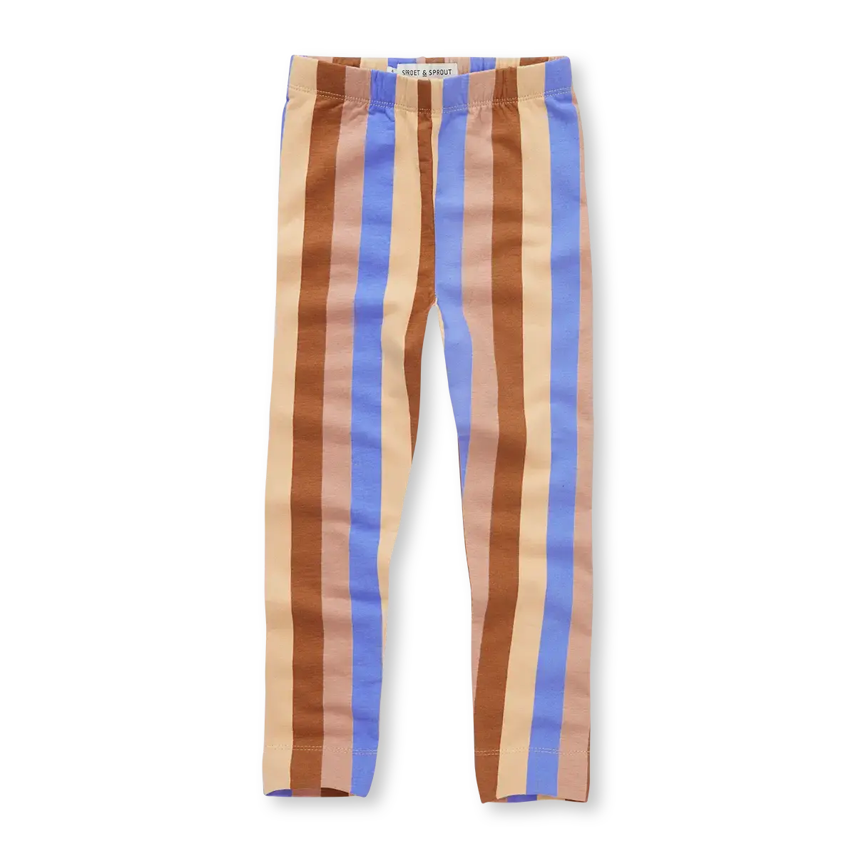Winter Legging Multi Color Stripe – sand