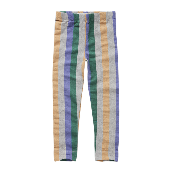 Winter Legging Multi Color Stripe – grey melee