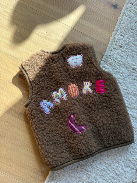 Wollweste FLE – braun