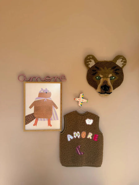 Wollweste FLE – braun