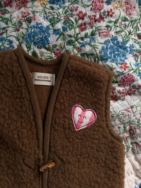 Wollweste FLE – braun