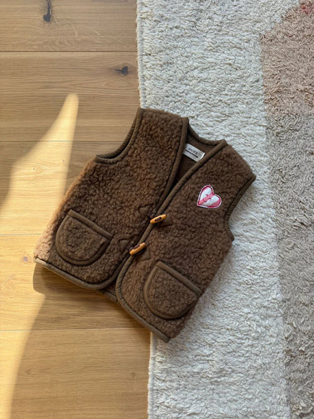 Wollweste FLE – braun