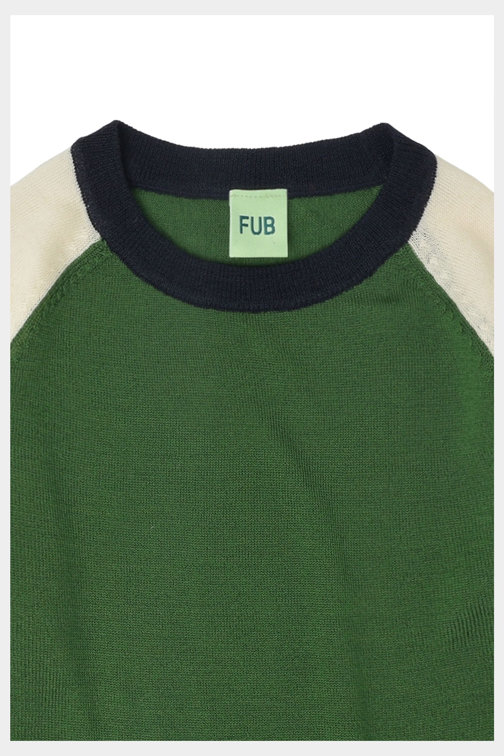 Colour Block Blouse – forest