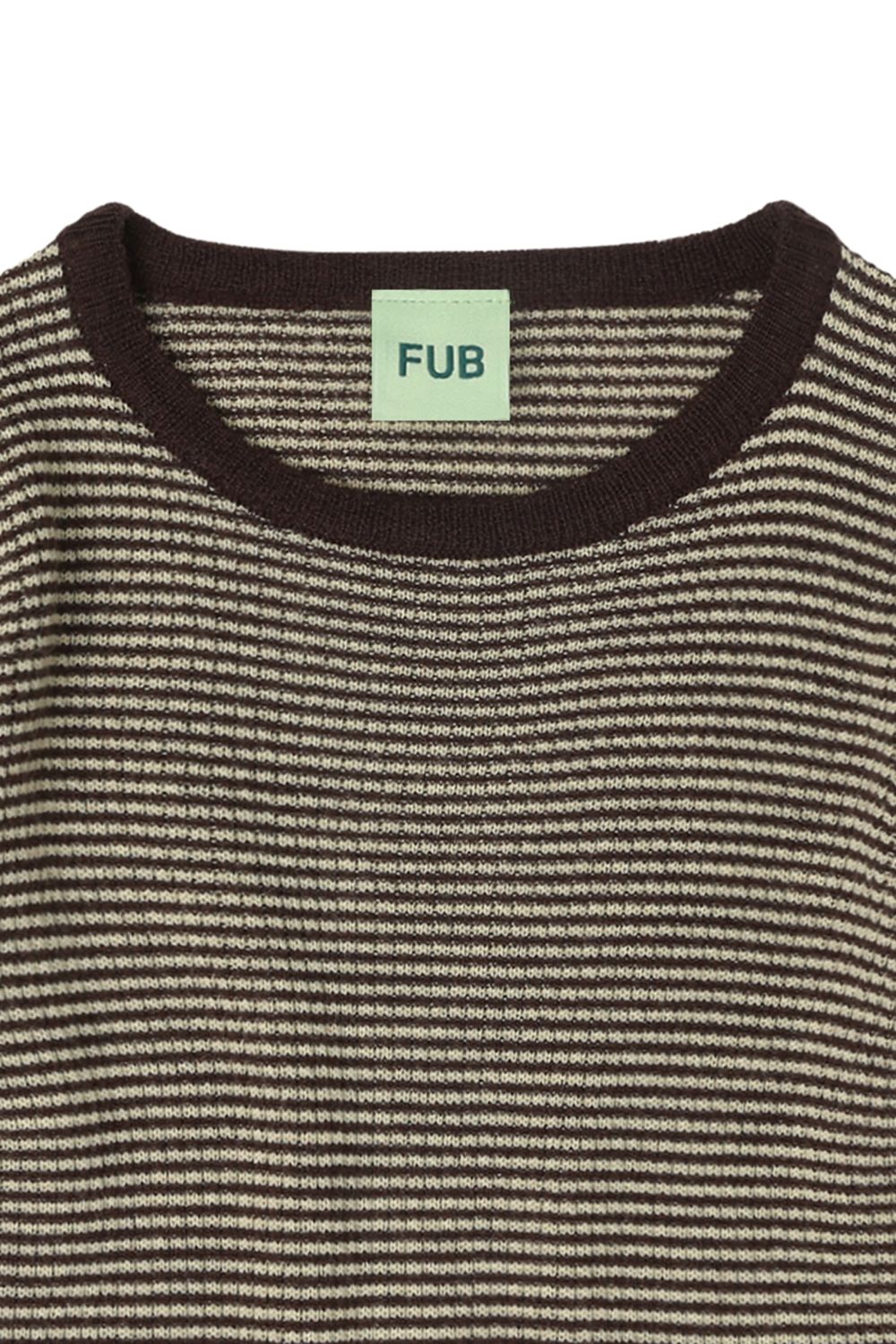 Rib Blouse – mocca/wheat