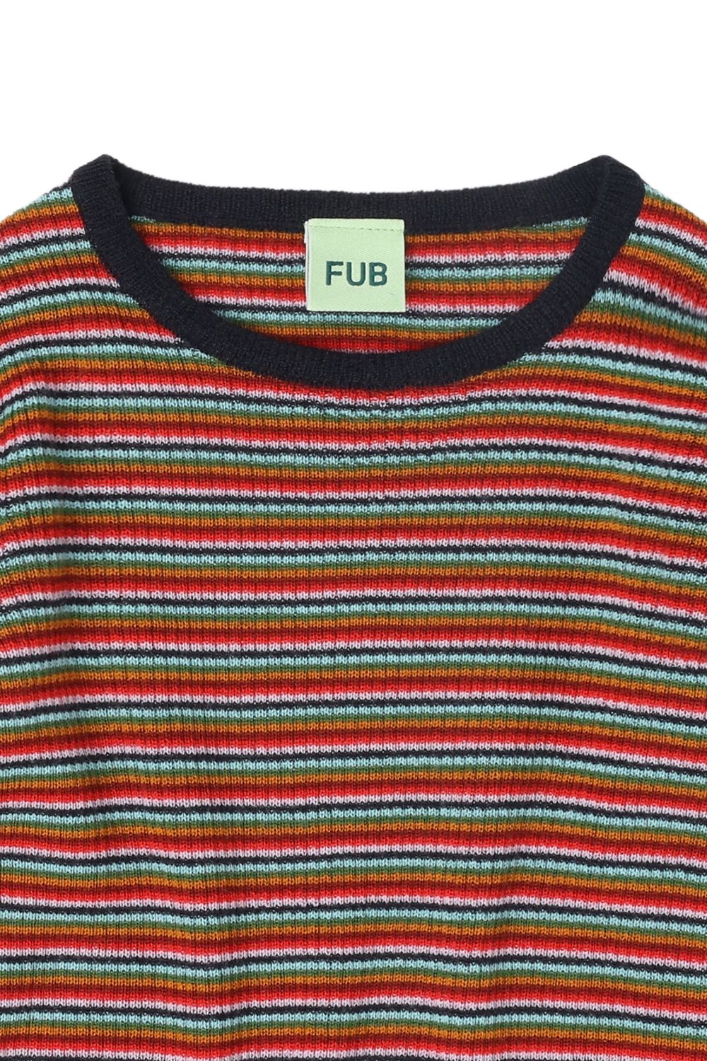 Rib Blouse – multi stripe