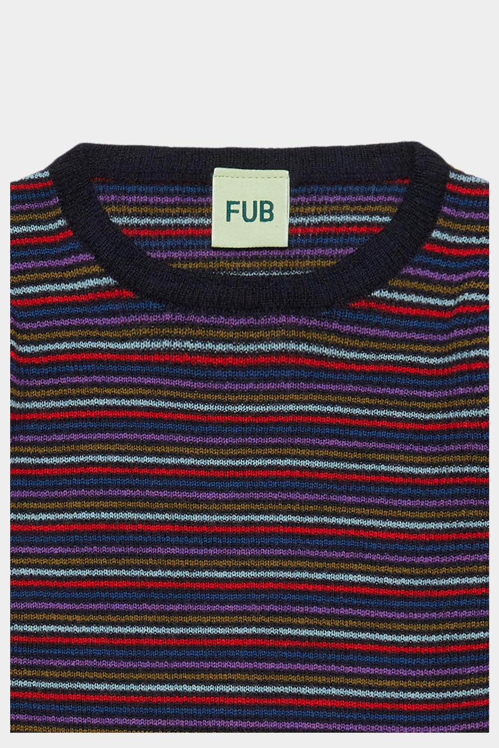 Rib Blouse – multi stripe