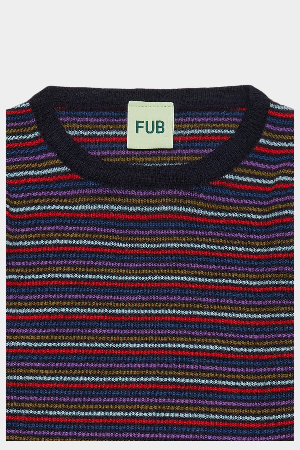 Rib Blouse – multi stripe