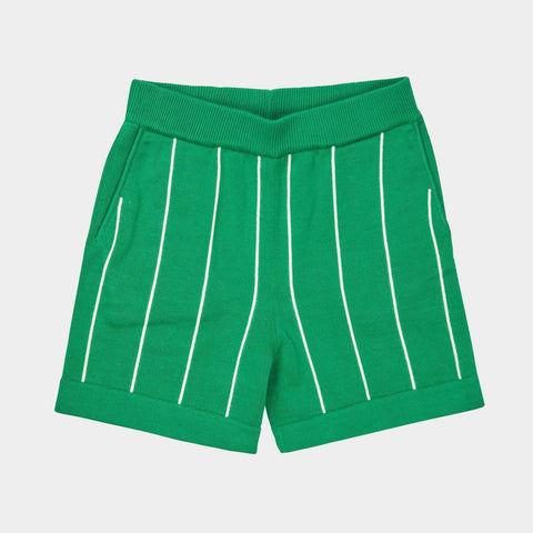 Striped Shorts – basil/ecru