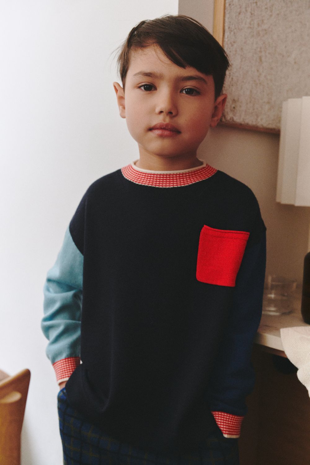Thin Sweater – dark navy