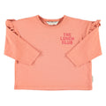 Longsleeve T-Shirt – pink w/ apple print