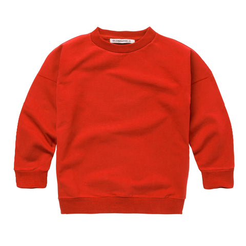 Oversized Sweater Fiery Red